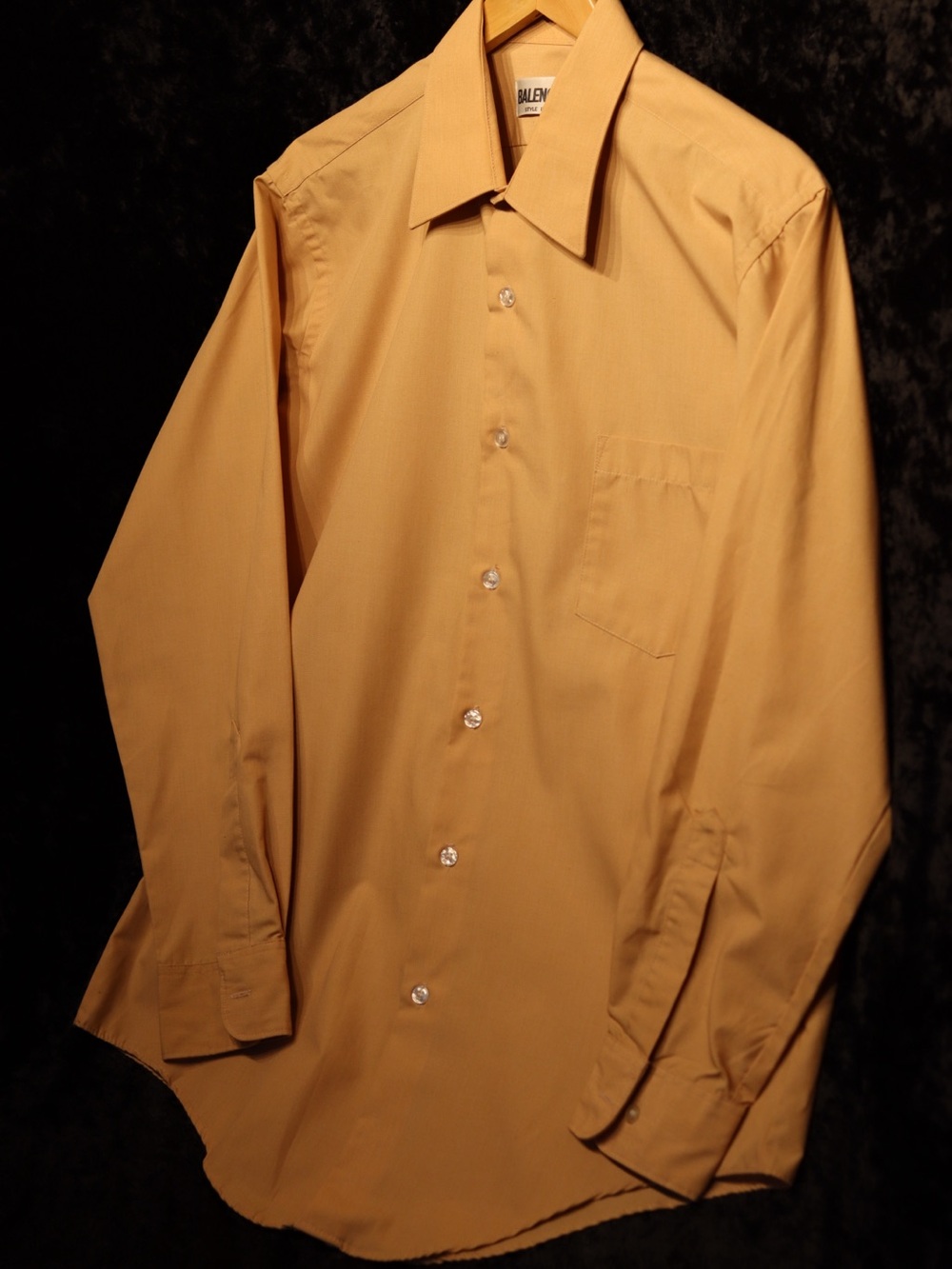 Balenciaga Men's Long-Sleeve Dress Shirt in Brown